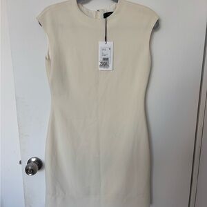 Theory Cream Mini Dress